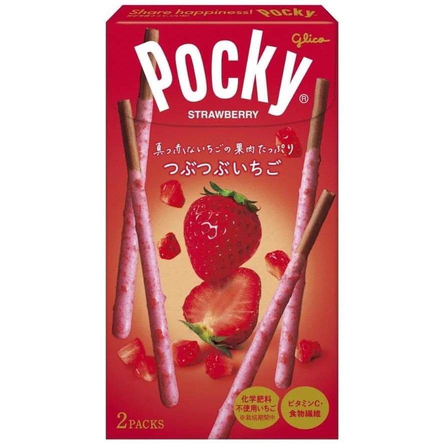 Biscuit Sticks POCKY HEARTFUL (STRAWBERRY), 55g photo