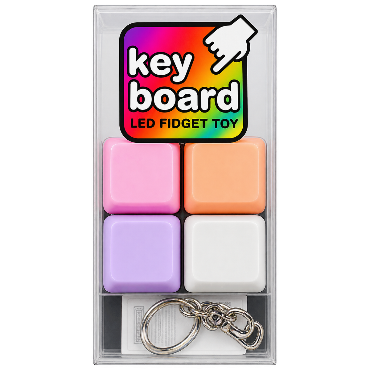 Avaimenperä LED FIDGET KEYBOARD (MULTICOLOR)
