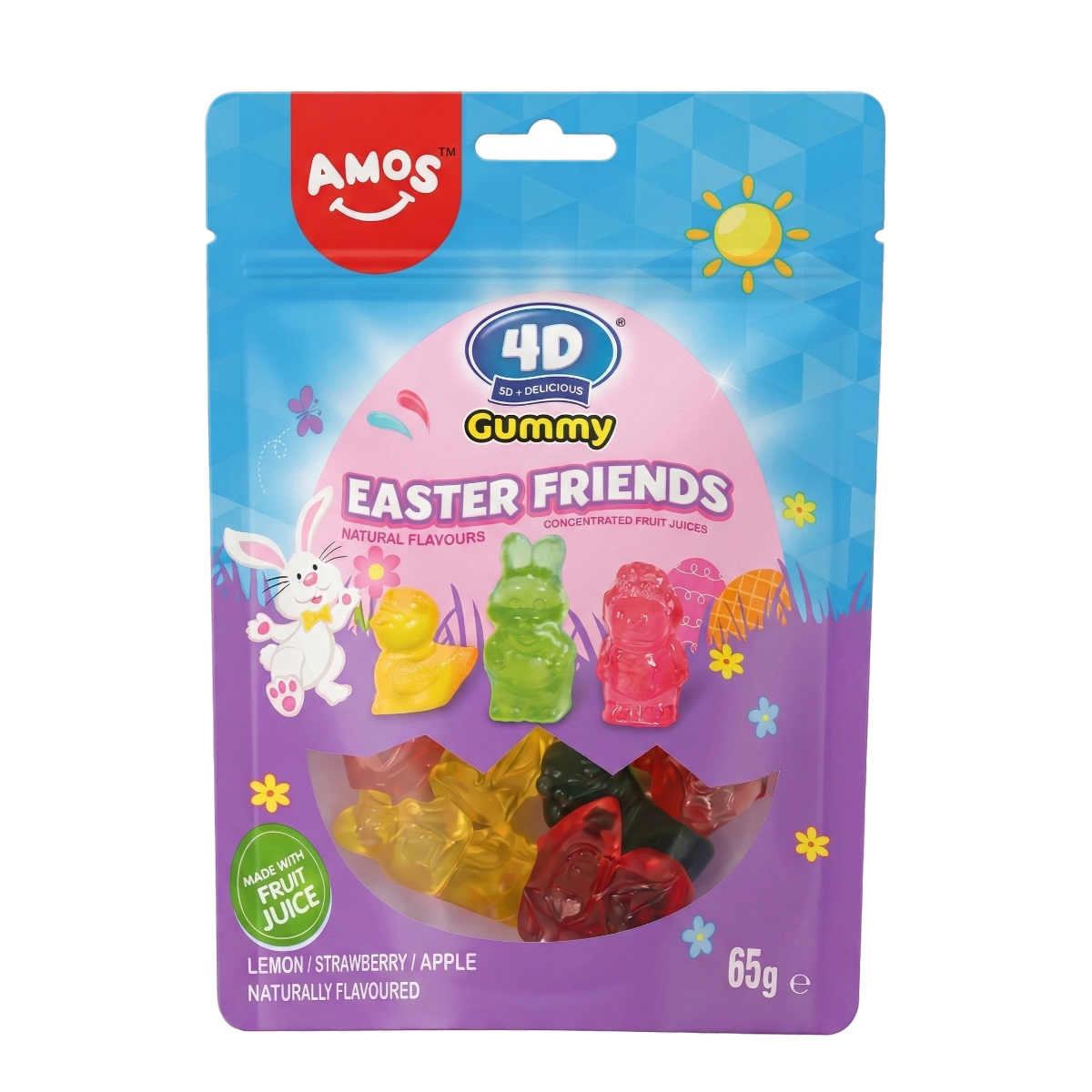 Kumikarkit AMOS 4D EASTER FRIENDS, 65g