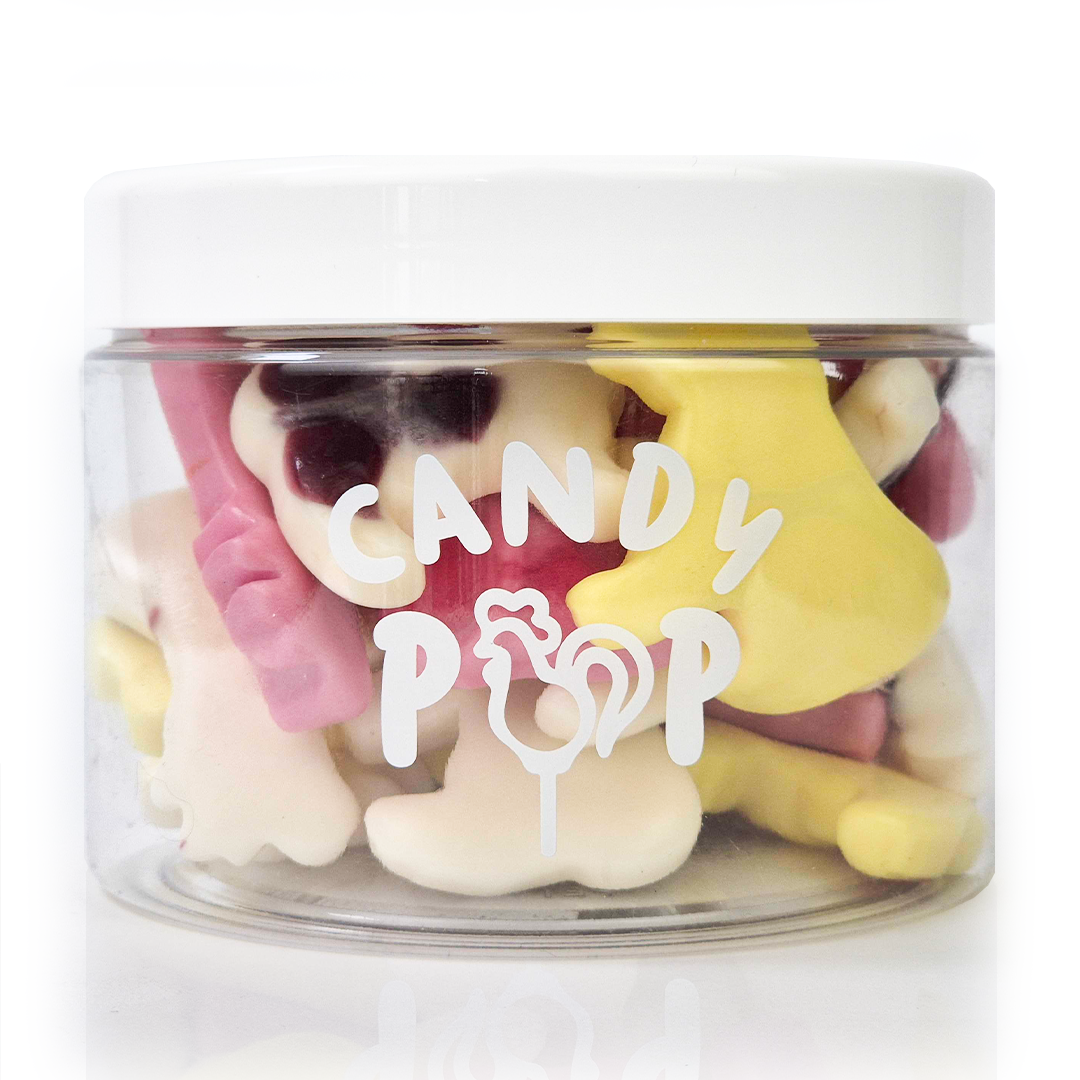 Želejas konfektes CANDY POP COWS, 230g