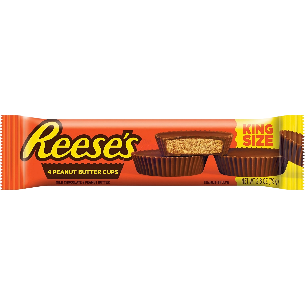 Piena šokolādes groziņi REESE'S 4 CUPS GMO FREE (PEANUT BUTTER), 79g