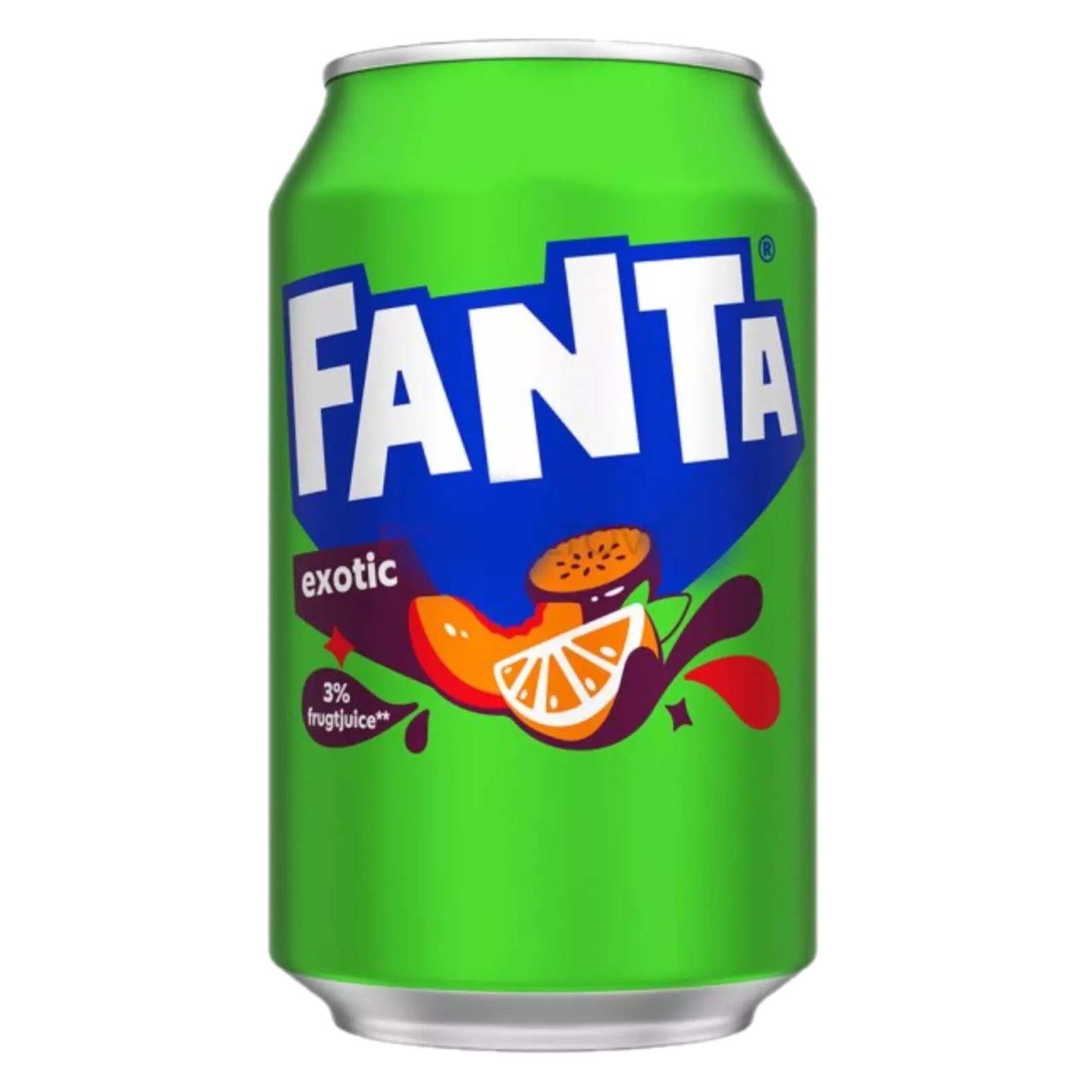 Atsvaidzinošs gāzēts dzēriens FANTA (EXOTIC), 330ml foto