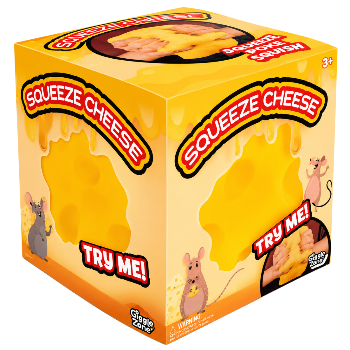 Toy SQUISHY SQUEEZE CHEESE