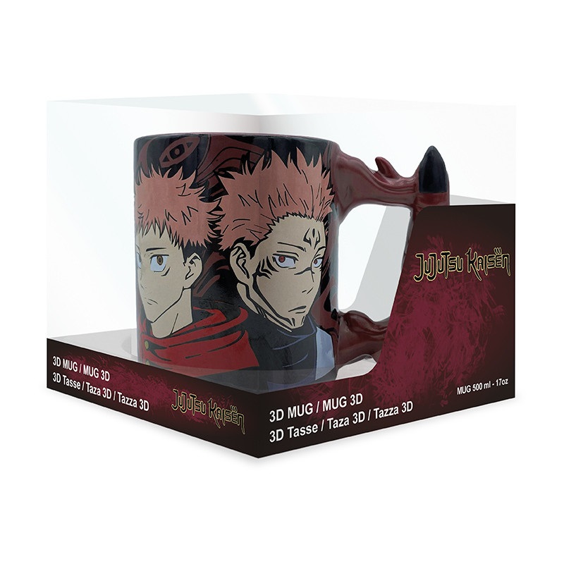 Puodelis JUJUTSU KAISEN SAKUNA'S FINGER 3D, 460ml