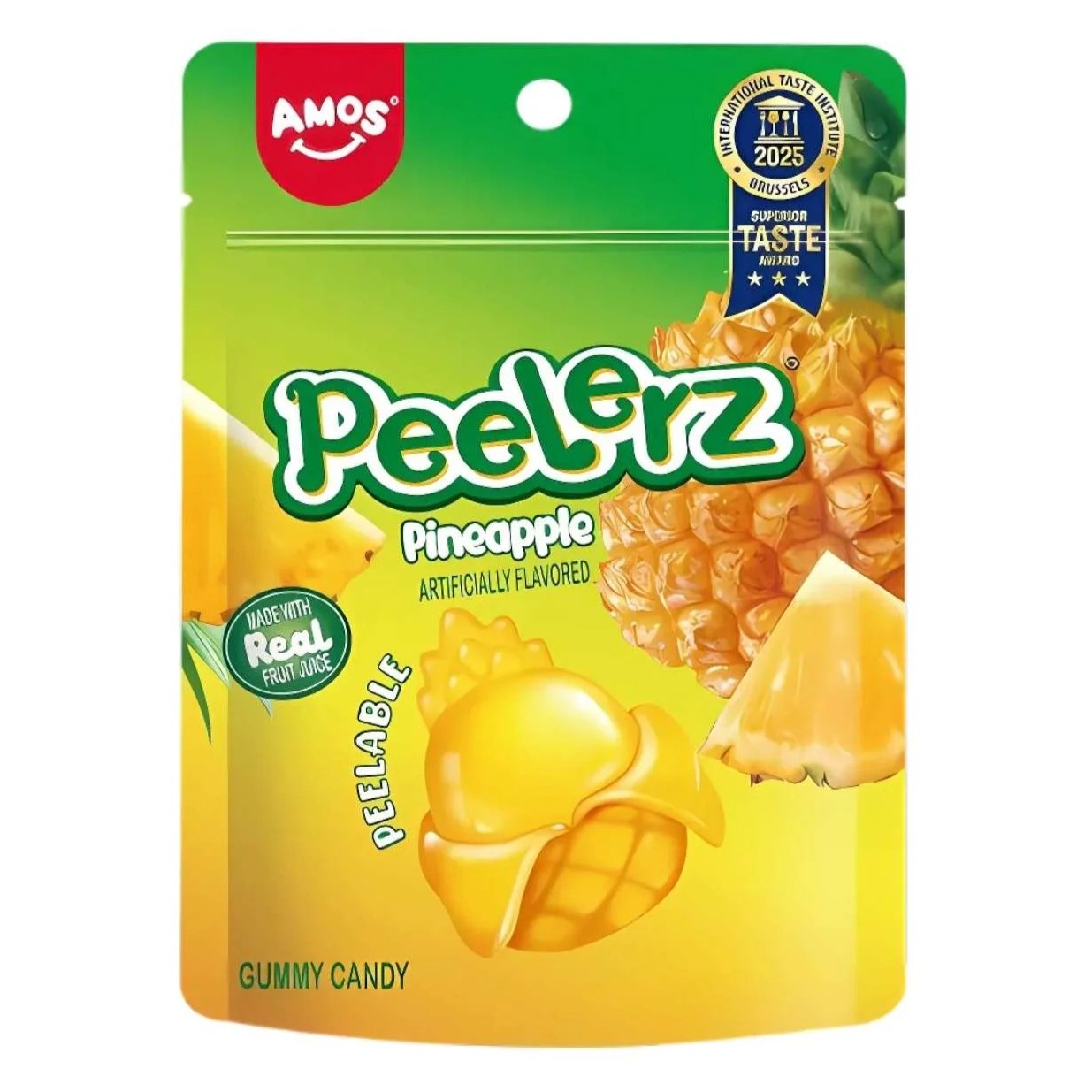Kummikommid AMOS PEELERZ (PINEAPPLE), 65g foto