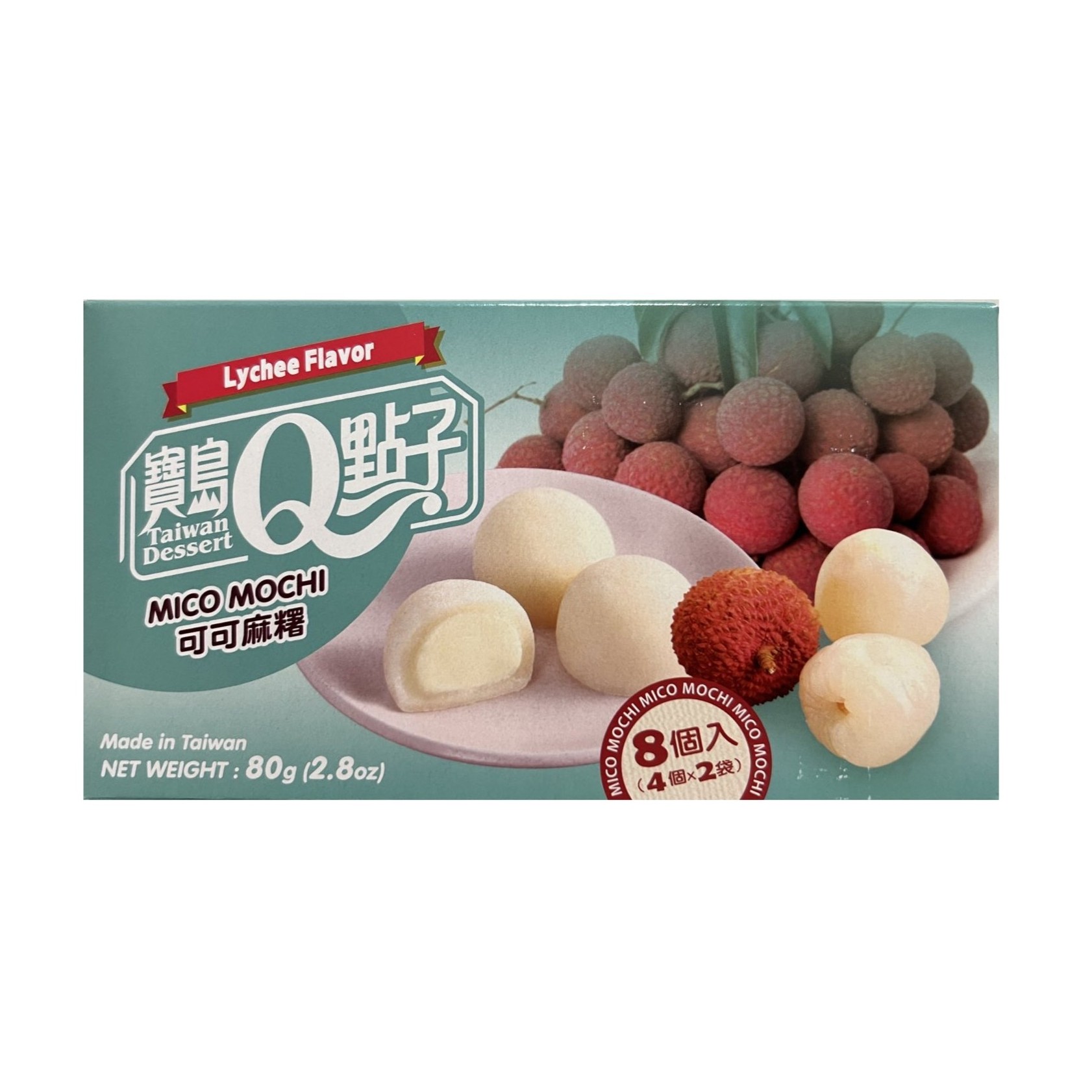 Močiai Q-BRAND MICO MOCHI (LYCHEE), 80g photo