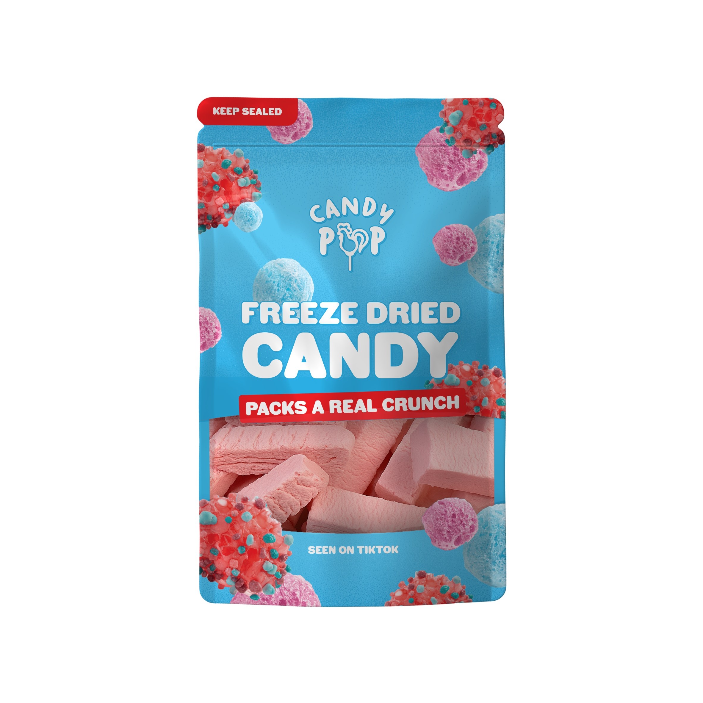 Zdjęcie Lody FREEZE DRIED STRAWBERRY ICE CREAM, 30g