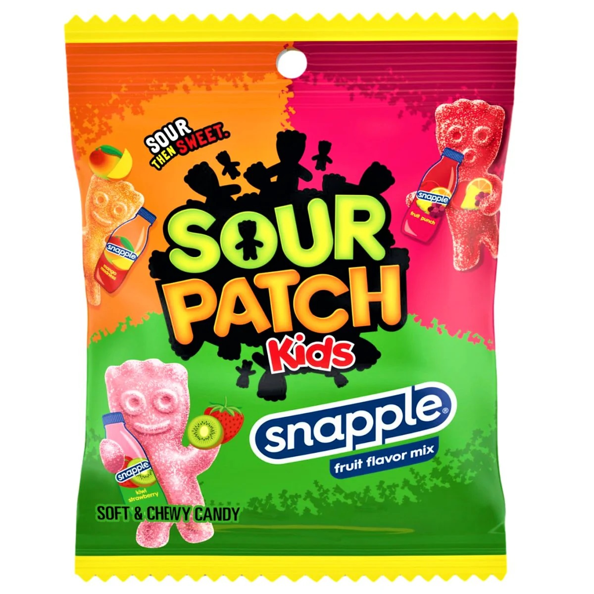 Kummikommid SOUR PATCH KIDS (SNAPPLE) 102g foto