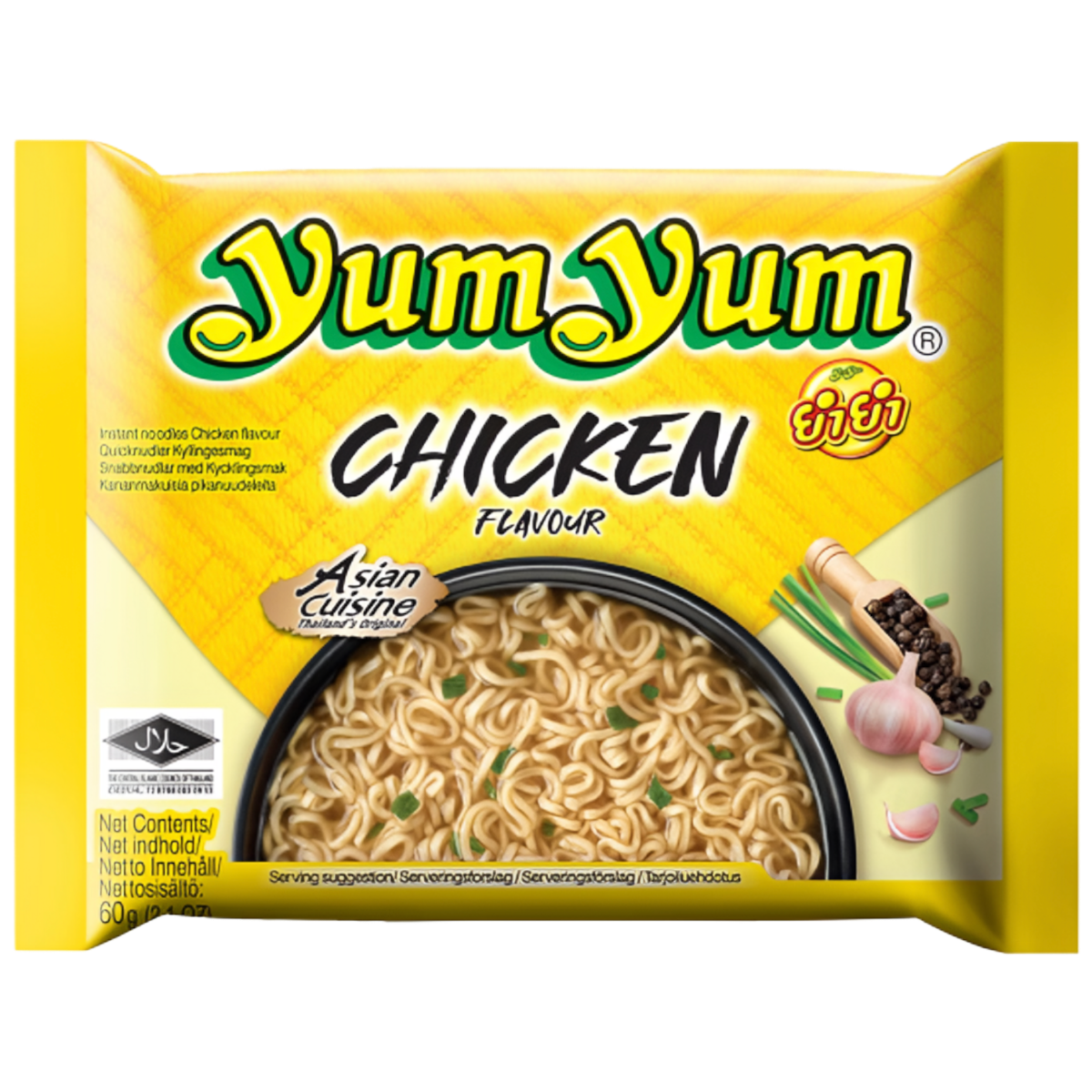 Zdjęcie Makaron błyskawiczny YUM YUM CHICKEN, 60g