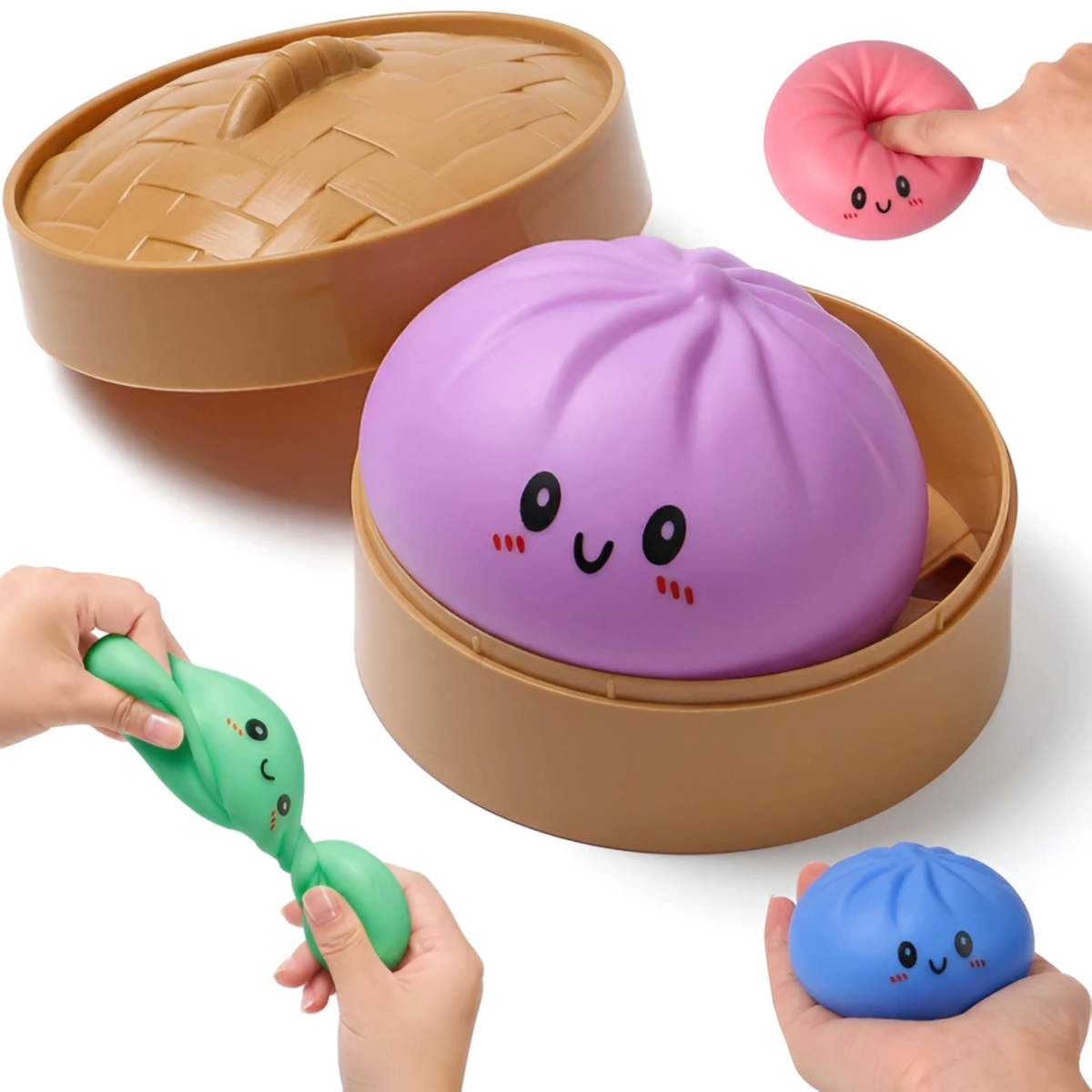 Zabawka SQUISHY BUN RAINBOW MYSTERY DUMPLING SMALL
