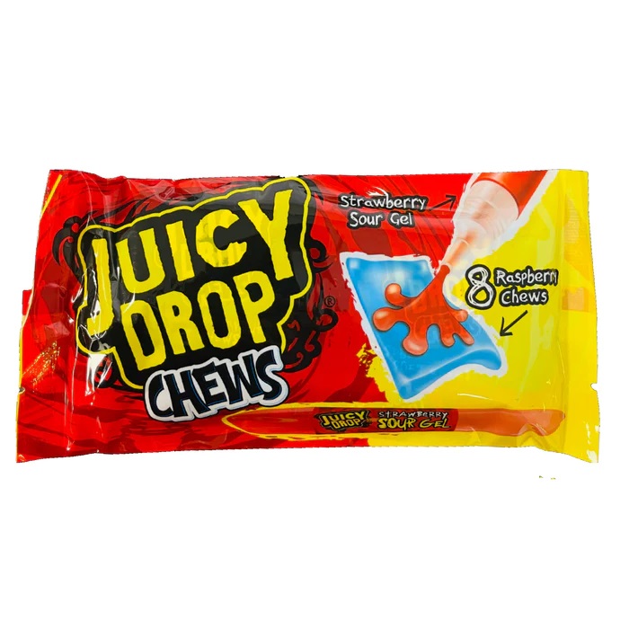 Cukierki do żucia BAZOOKA (JUICY DROP CHEWS), 67g