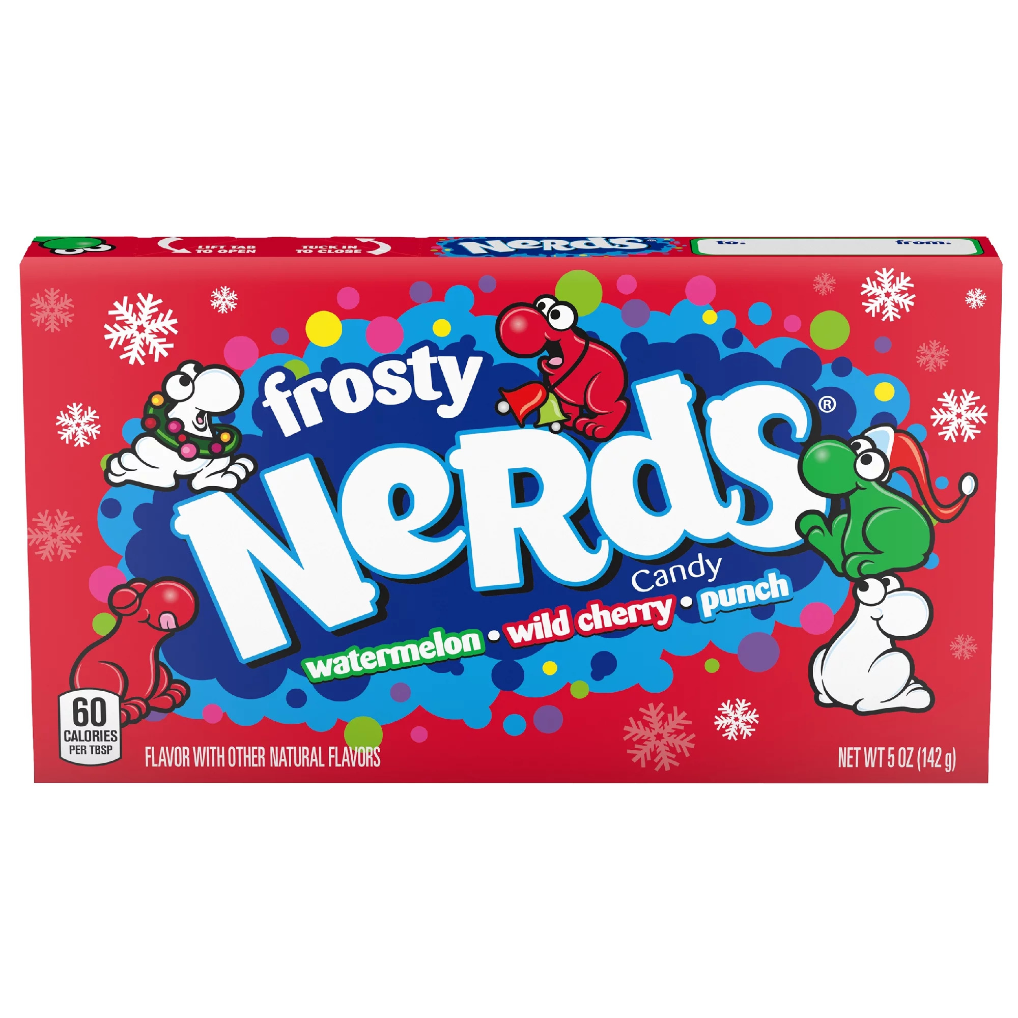 Saldainiai NERDS (FROSTY), 142g