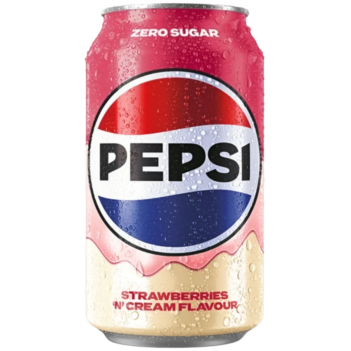 Zdjęcie Napój gazowany PEPSI ZERO SUGAR (STRAWBERRIES 'N' CREAM), 330ml