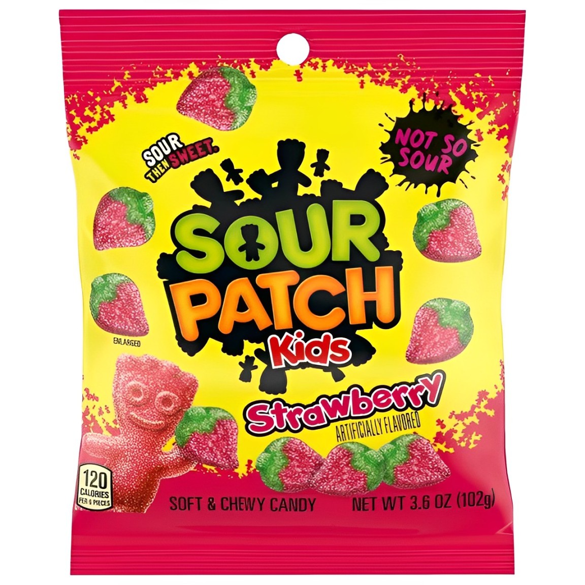 Zdjęcie Żelki SOUR PATCH (STRAWBERRY), 102g