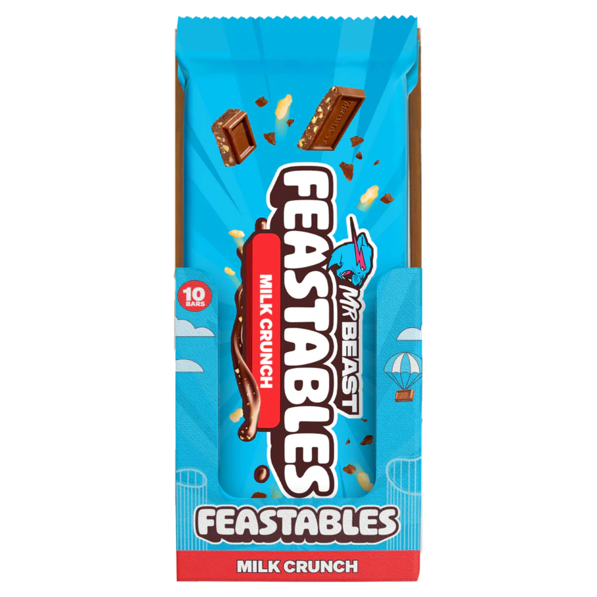 Pieninis šokoladas MRBEAST FEASTABLES (CRUNCH), 60g
