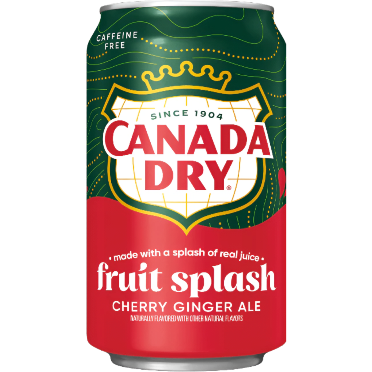 Gāzēts atspirdzinošais dzēriens CANADA DRY FRUIT SPLASH (CHERRY), 355ml foto