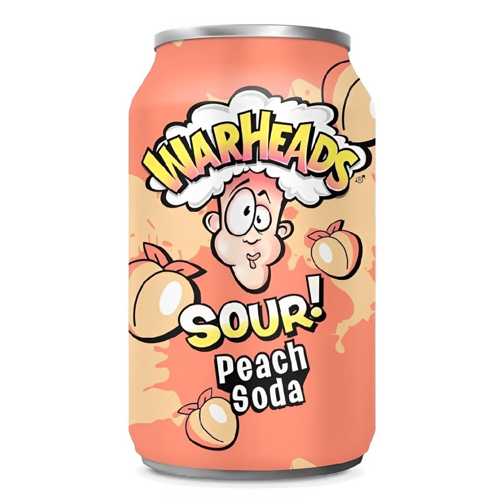 Karboniseeritud karastusjook WARHEADS (PEACH), 330ml foto