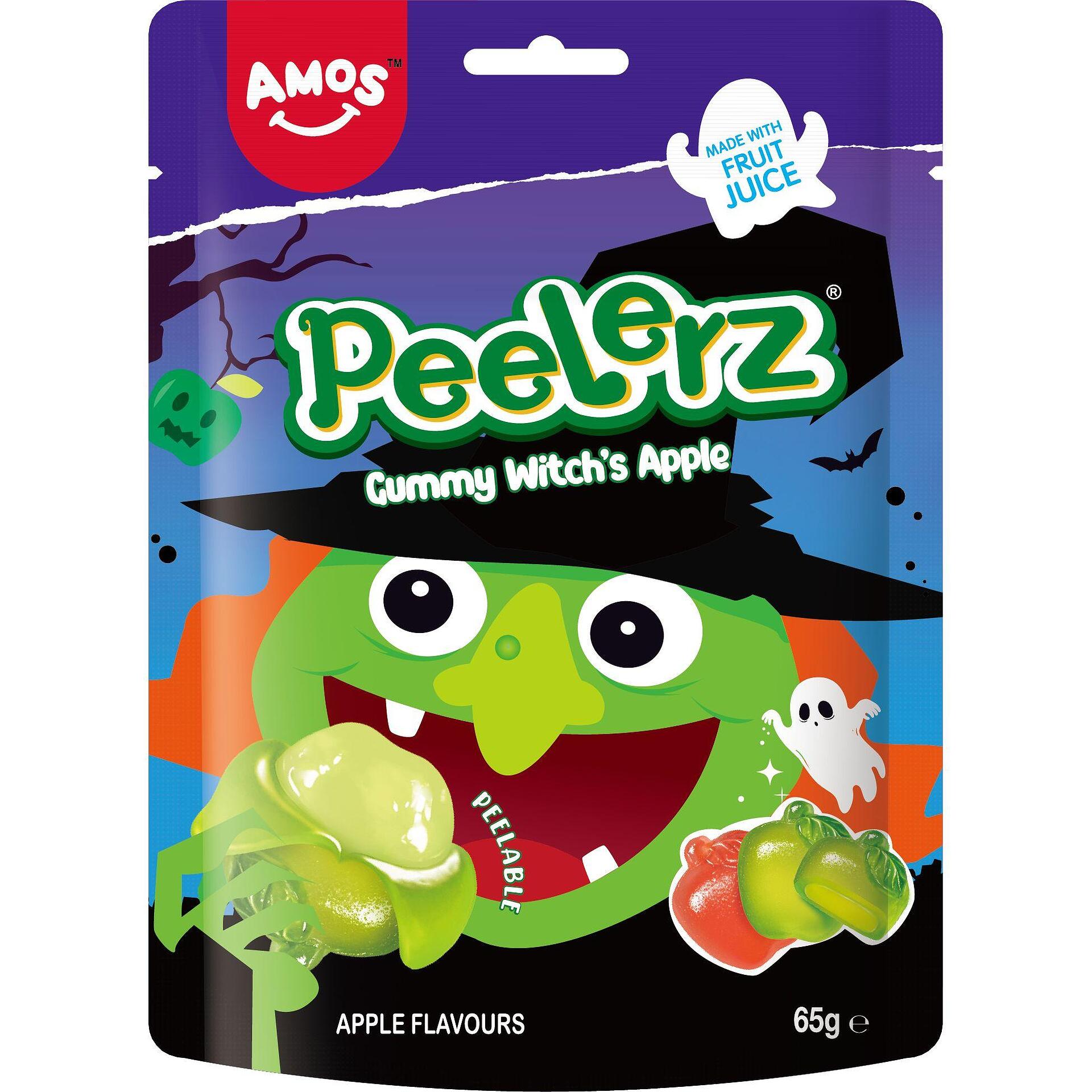 Kummikommid AMOS PEELERZ (WITCH'S APPLE), 65g foto