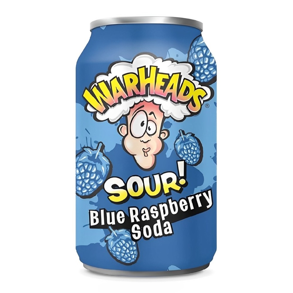 Karboniseeritud karastusjook WARHEADS (BLUE RASPBERRY), 330ml foto