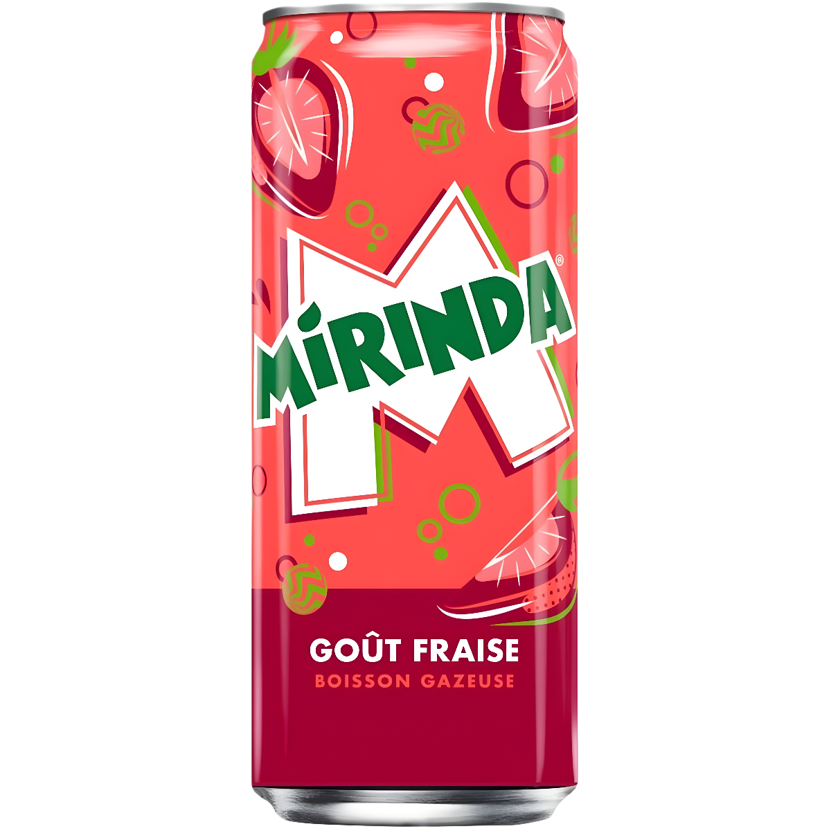 Carbonated Soft Drink MIRINDA (STRAWBERRY), 330ml photo