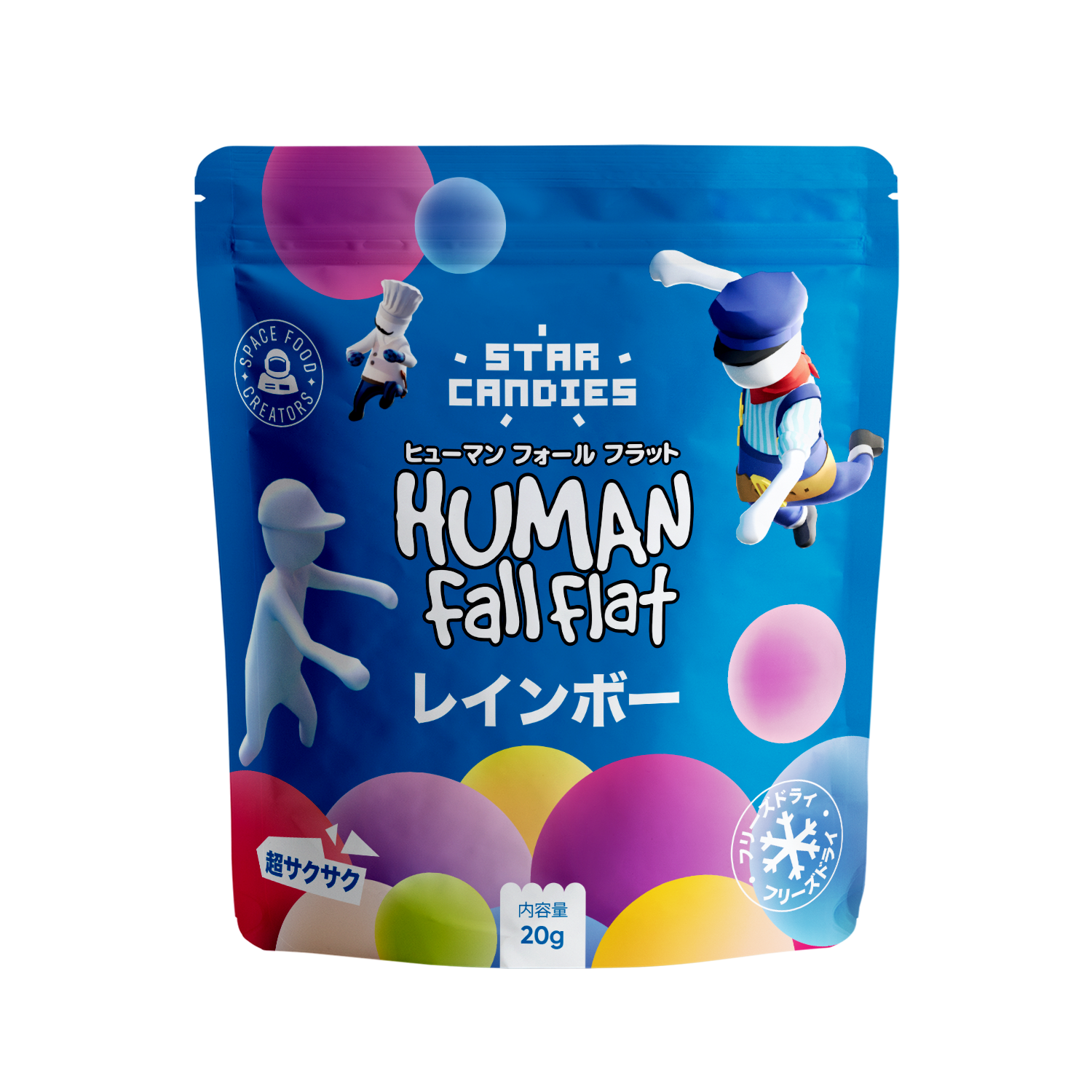 Zdjęcie Cukierki liofilizowane STAR CANDIES RAINBOWS, 20g