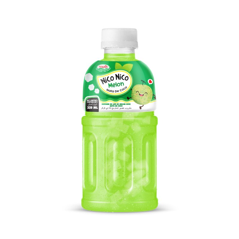 Sulčių gėrimas NICO NICO NATA DE COCO (MELON), 320ml