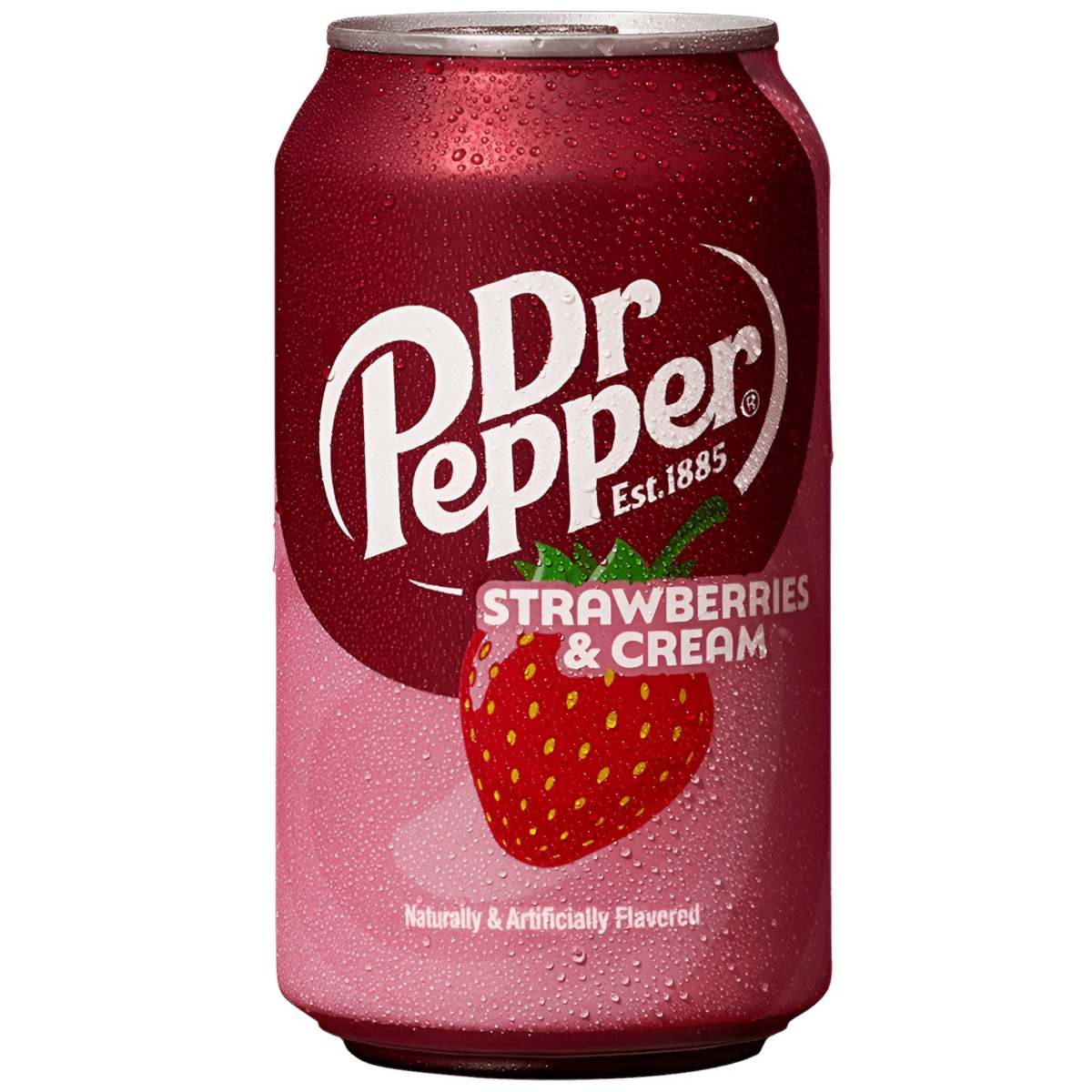 Gazuotas gaivusis gėrimas DR PEPPER (STRAWBERRIES & CREAM), 355ml photo