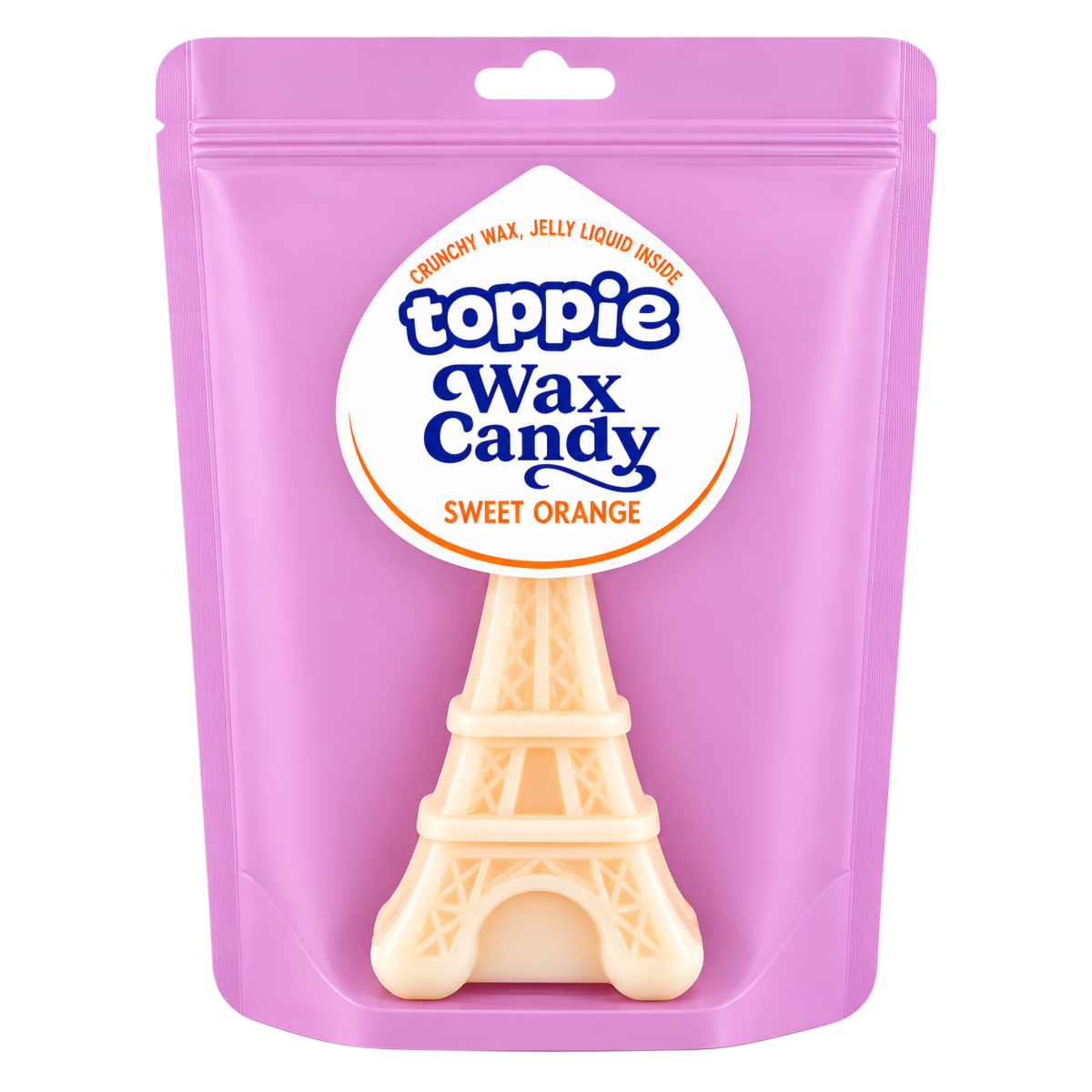 Vedelad kommid TOPPIE WAX CANDY EIFFEL TOWER (SWEET ORANGE), 80g