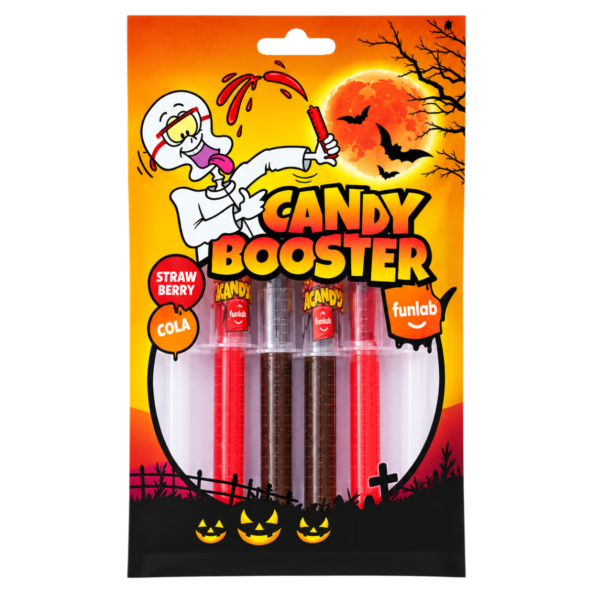 Skysti saldainiai FUNLAB CANDY BOOSTER, 32g