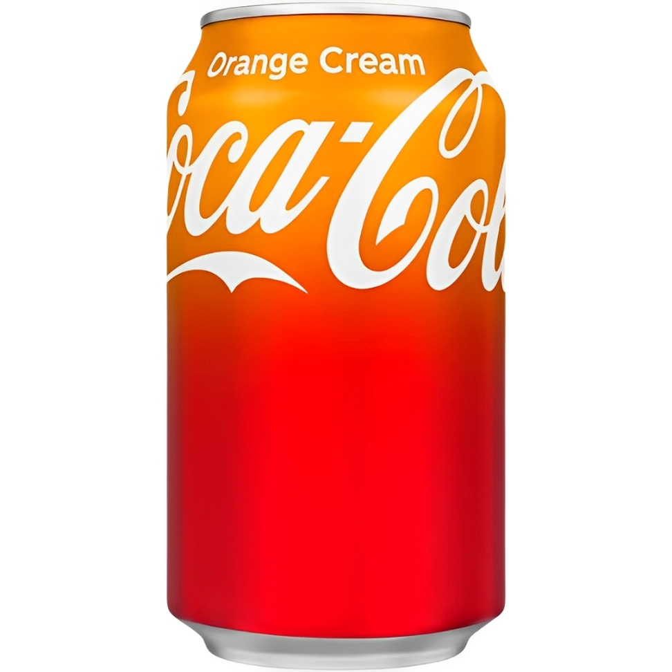 Zdjęcie Napój gazowany COCA-COLA (ORANGE CREAM), 355ml