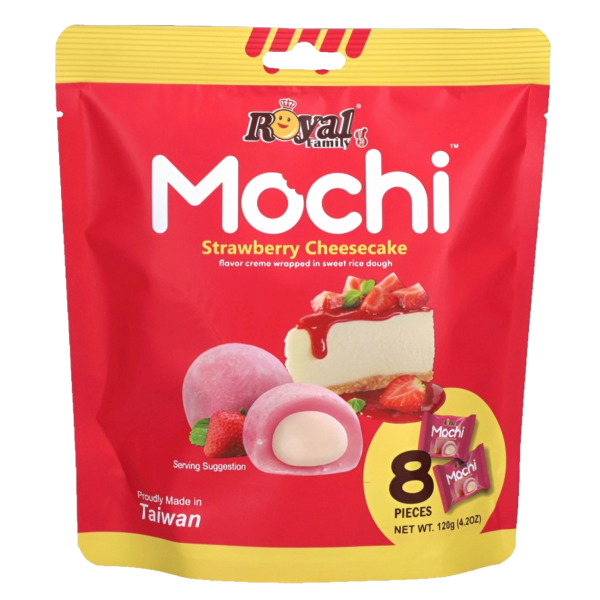 Mochi ROYAL FAMILY (STRAWBERRY CHEESECAKE), 120g
