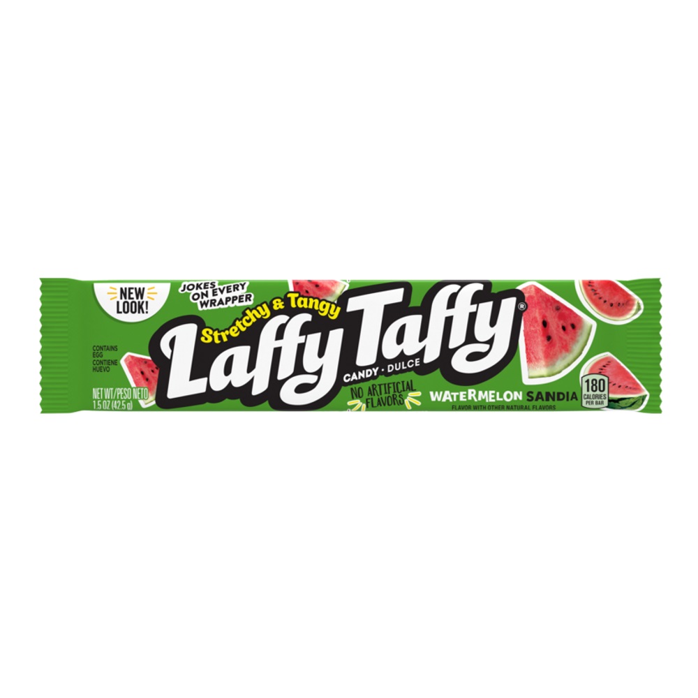 Košļājamās konfektes LAFFY TAFFY STRETCHY AND TANGY (WATERMELON), 42g foto