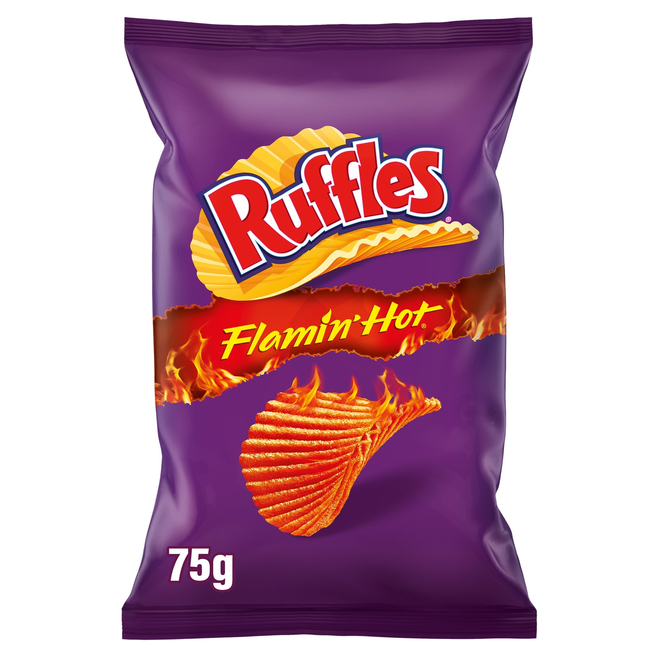 Kartupeļu čipsi RUFFLES (FLAMIN' HOT), 75g foto