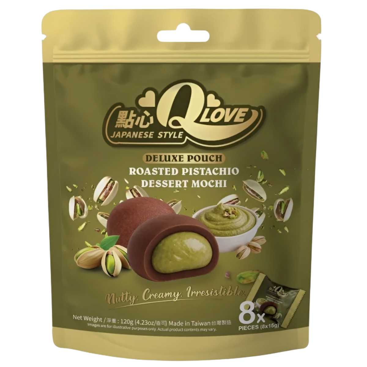 Moči QLOVE (ROASTED PISTACHIO), 120g