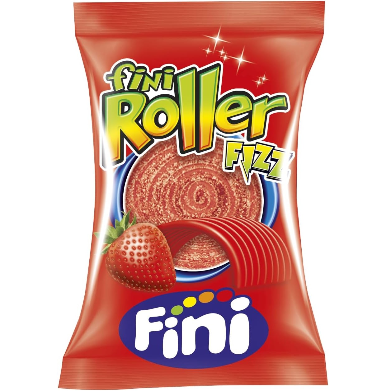 Gummy FINI ROLLER (STRAWBERRY), 20g photo