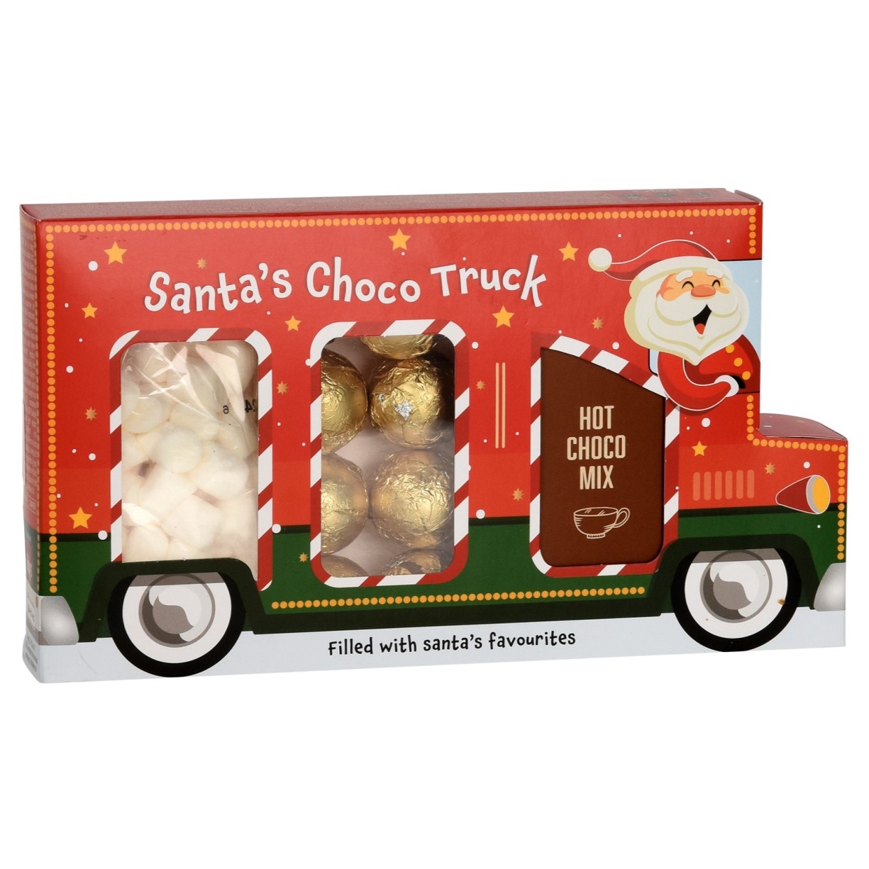 Zdjęcie Zestaw do kakao BECKY'S SANTA'S CHOCO TRUCK, 125g