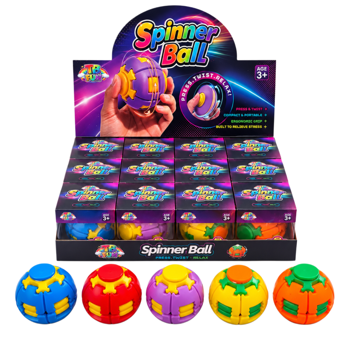 Mänguasi FIDGET (SPINNER BALL) foto