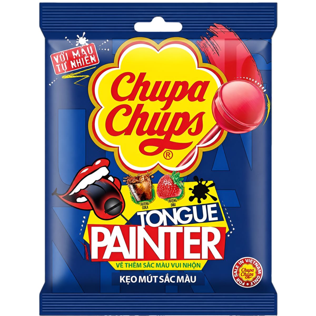Ledinukai CHUPA CHUPS TONGUE PAINTER (COLA / STRAWBERRY), 93g