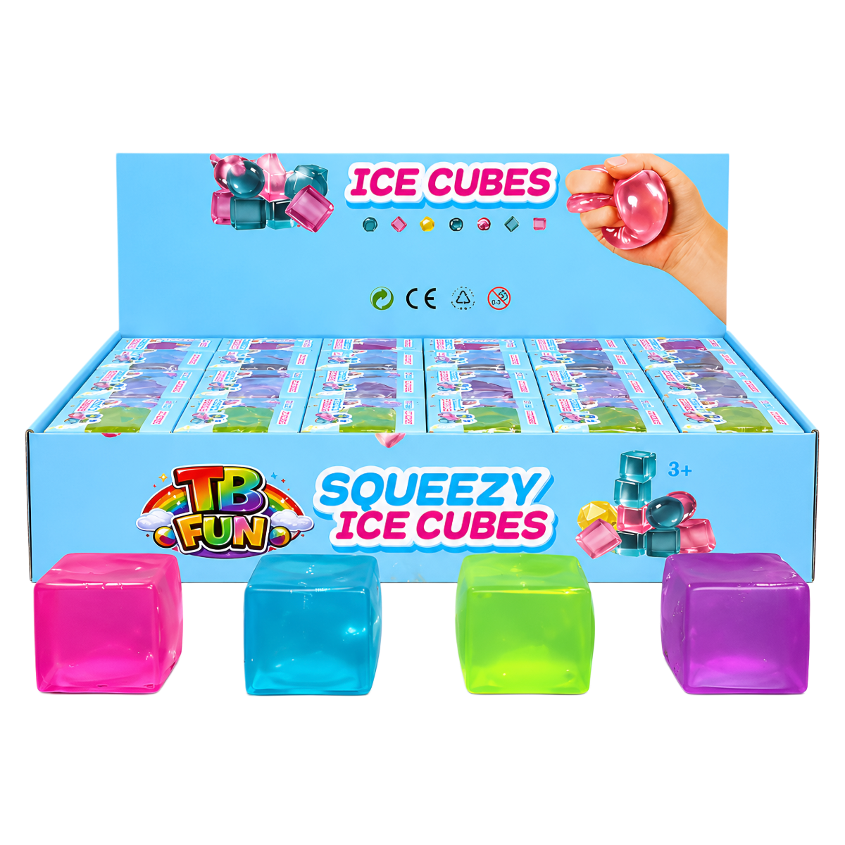 Rotaļlieta SQUISHY ICE CUBE SMALL