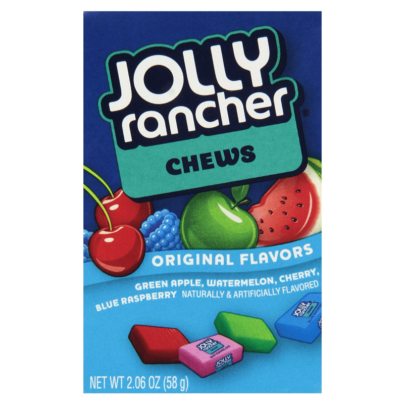 Košļājamās konfektes JOLLY RANCHER (FRUIT CHEWS ORIGINAL), 58g foto