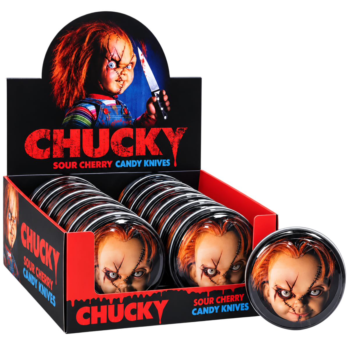 Pastilas CHUCKY CHILD'S PLAY WANNA PLAY? (SOUR CHERRY), 34g