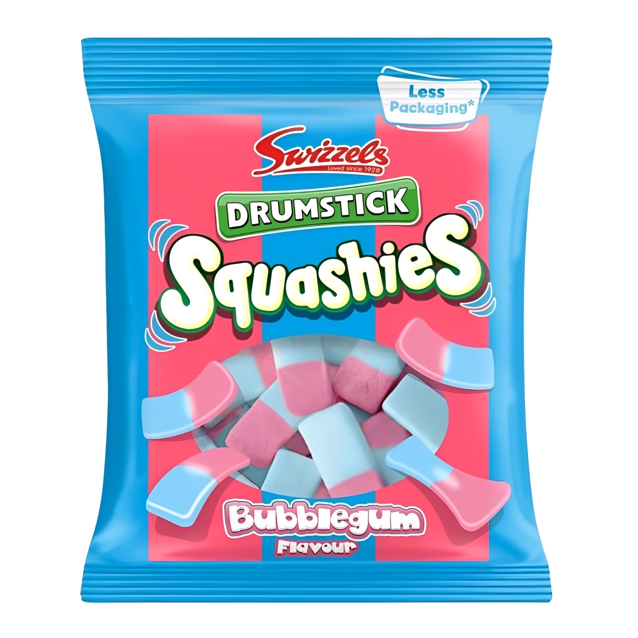 Sitke t Karkit SQUASHIES DRUMSTICK BUBBLEGUM 120g Candy POP