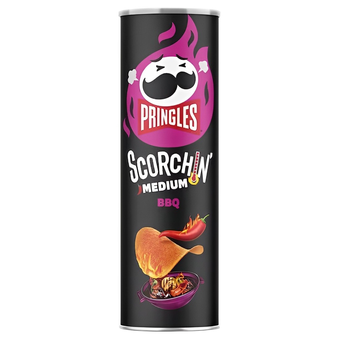 Chipsy PRINGLES (SCORCHIN BBQ), 156g