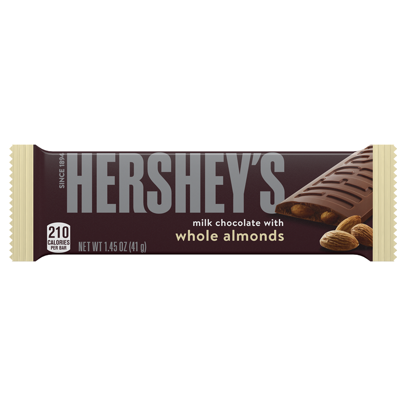 Pieninis šokoladas HERSHEY'S (WHOLE ALMONDS), 41g photo
