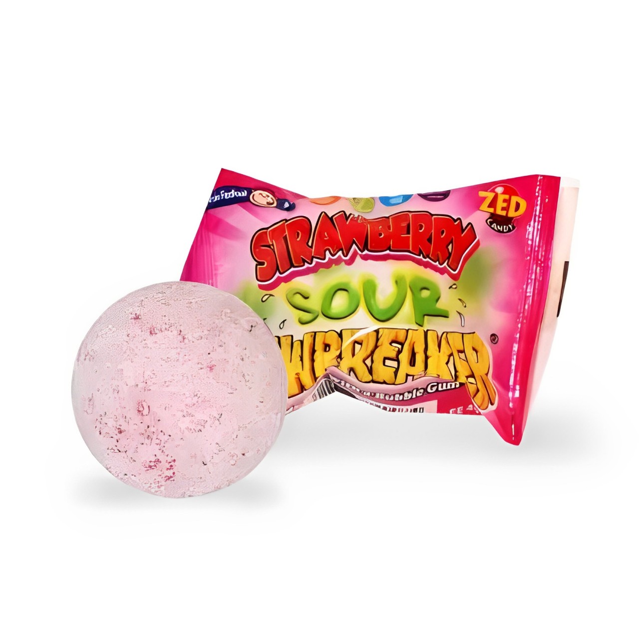 Guma do żucia ZED CANDY JAWBREAKER (STRAWBERRY), 13g