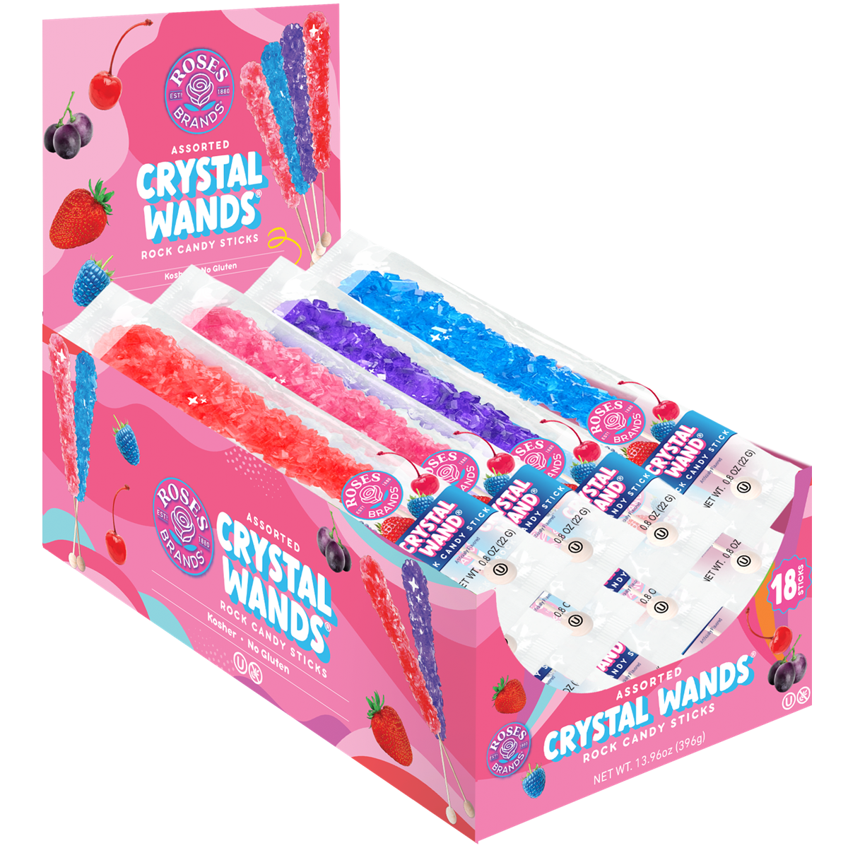 Ledinukas ROSES BRANDS CRYSTAL WAND (ASSORTED), 22g