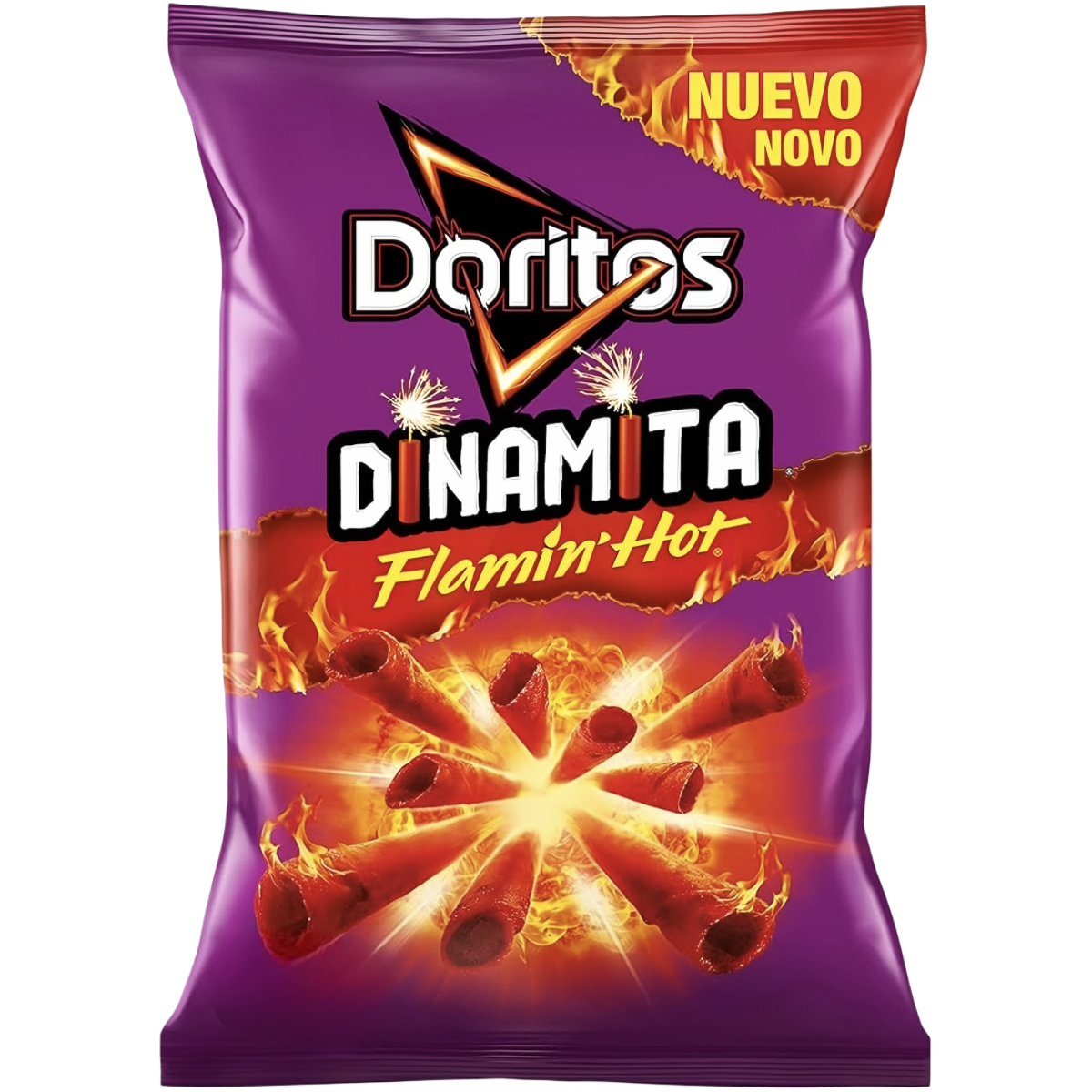 Kukurūzas čipsi DORITOS DINAMITA (FLAMIN' HOT), 85g