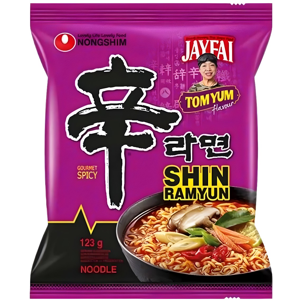 Ramenas NONGSHIM (SHIN RAMYUN TOM YUM), 123g