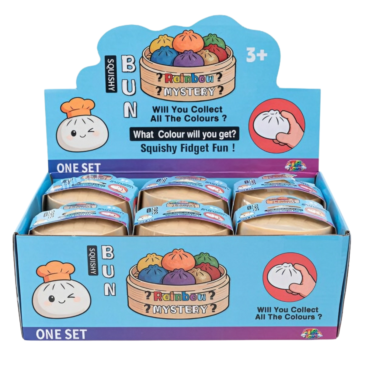 Zabawka SQUISHY BUN RAINBOW MYSTERY DUMPLING