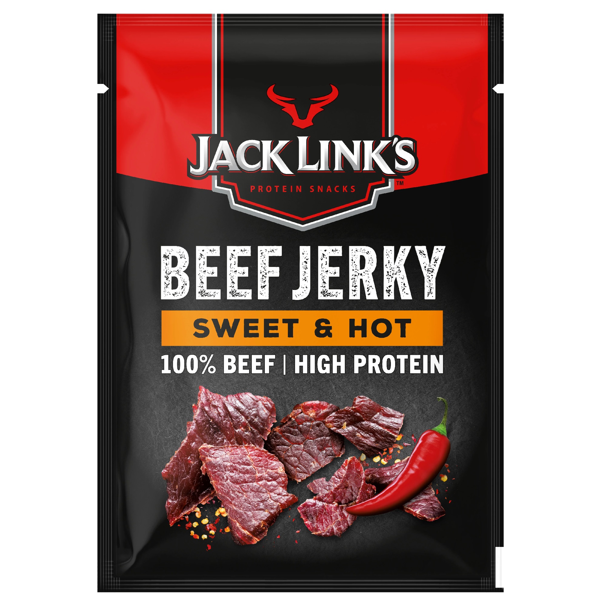 Zdjęcie Suszona wołowina JACK LINK'S (SWEET & HOT), 25g